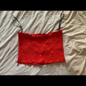 Smocked tube top